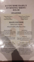 Aangan Indian Grill menu