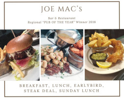 Joe Macs Bar Restaurant food