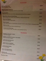 The Goat Inn menu