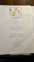 The Greyhound Inn menu