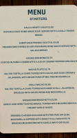 The Old Rectory Inn menu