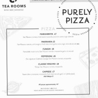 Purely Pizza menu