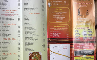 Sunshine Chinese Food menu
