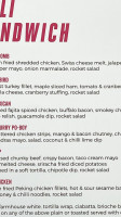 The Sassy Elephant menu