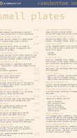 San Leonardo Ramsbottom menu