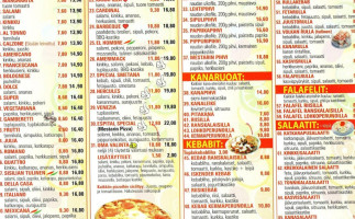 Ravintola Marine menu
