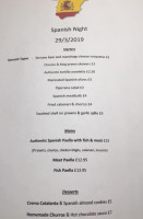 St Crispin Inn menu