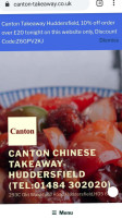 Canton Chinese Takeaway food