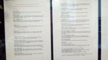 Tongdam Thai menu