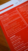 The Fox Inn Chaddesley Corbett menu