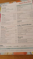 Prezzo Italian Lakeside menu