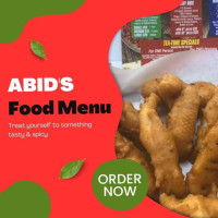 Abid's Tandoori Takeaway menu