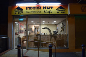 The Indaba Hut Cafe inside