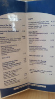 The Harbourmaster's Cafe menu