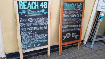 Beach 48 menu