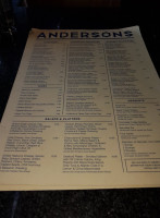 Andersons menu