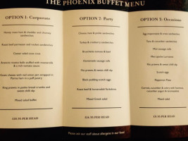 The Phoenix menu