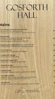 Gosforth Hall Inn menu