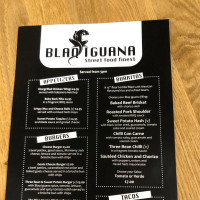 Blaq Iguana menu