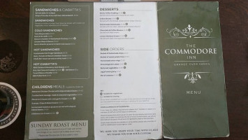 Commodore Inn menu