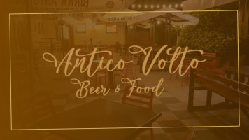 Antico Volto Beer Food outside