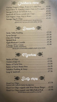 The Angel menu