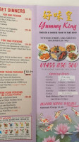 Yummy King Chinese Takeaway menu