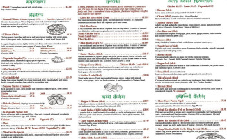 Wee Gurkha Curry House menu