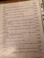 Il Viandante menu