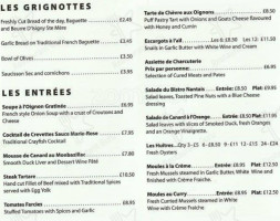 Le Petit Nantais menu