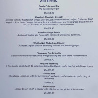 The Lamb Inn menu