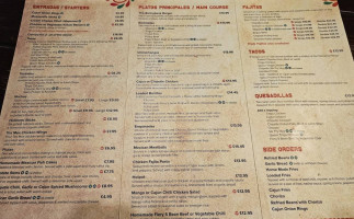 The Bonnybank Inn menu
