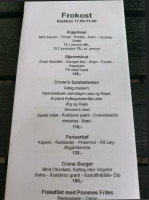 Crone menu