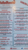 Little Red Rooster menu