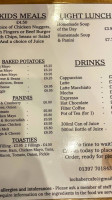 Lochaber Cafe menu