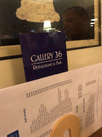 Gallery 36 menu