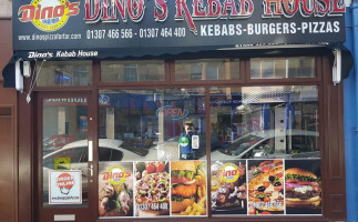 Dino's Kebab Forfar outside