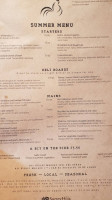 The Cock Inn menu