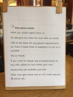 De Brito Craig's Wheatsheaf Inn menu