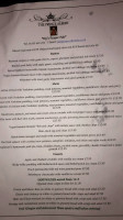 Prince Albert menu