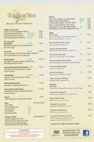 The Elm Tree Inn menu