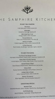 Congham Hall menu