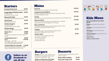 Torleys menu