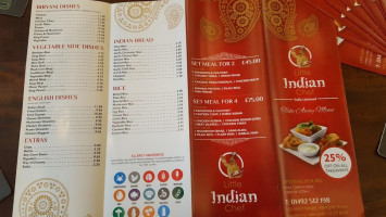 Little Indian Chef menu