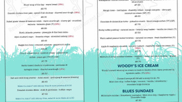 Blues Bistro menu