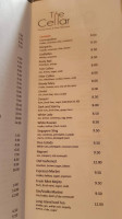 The Cellar Tasting House Wine Merchant menu