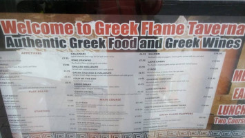 Greek Flame Taverna food