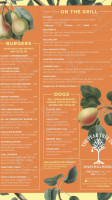 The Pear Tree menu