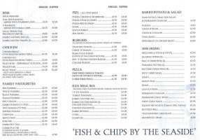 The Galley Fish Chip Shop menu