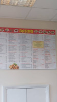 Basing Take Away menu